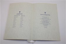 1979 Ryder Cup at Greenbrier Victory Dinner Menu