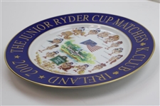 2002 Junior Ryder Cup at K. Club Ltd Ed Ceramic Plate by Cary Blair #22/24