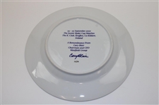 2002 Junior Ryder Cup at K. Club Ltd Ed Ceramic Plate by Cary Blair #22/24