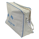 Captain Jack Burke Signed 1973 Ryder Cup Team USA Issued PanAm White w/Blue Duffel Bag JSA ALOA