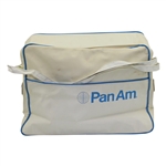 Captain Jack Burke Signed 1973 Ryder Cup Team USA Issued PanAm White w/Blue Duffel Bag JSA ALOA