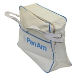 Captain Jack Burke Signed 1973 Ryder Cup Team USA Issued PanAm White w/Blue Duffel Bag JSA ALOA
