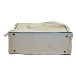 Captain Jack Burke Signed 1973 Ryder Cup Team USA Issued PanAm White w/Blue Duffel Bag JSA ALOA
