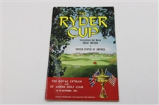 1961, 1963, 1965 & 1967 Ryder Cup Official Programs
