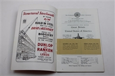 1961, 1963, 1965 & 1967 Ryder Cup Official Programs