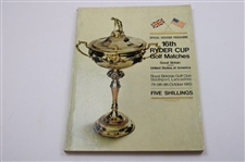 1961, 1963, 1965 & 1967 Ryder Cup Official Programs