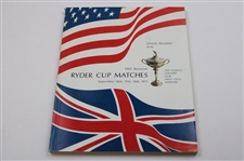 1971, 1973, 1975 & 1979 Ryder Cup Official Programs