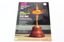 1971, 1973, 1975 & 1979 Ryder Cup Official Programs
