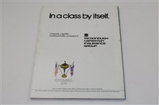 1971, 1973, 1975 & 1979 Ryder Cup Official Programs