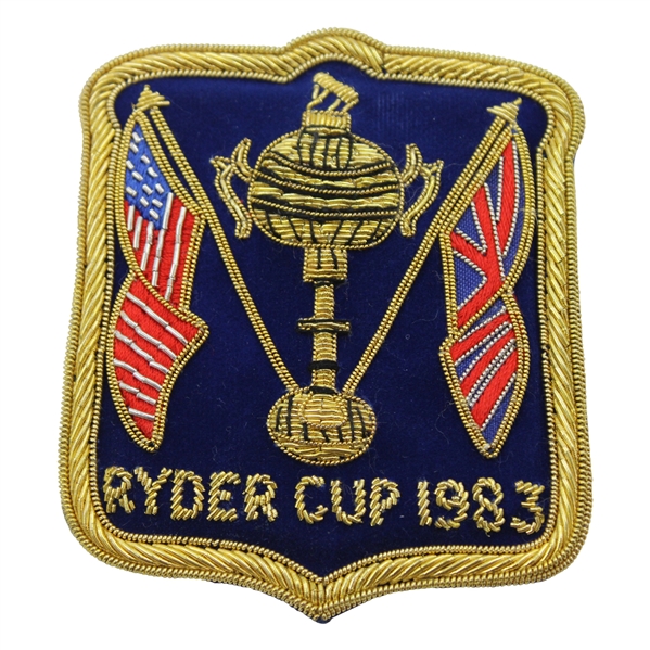 1983 Ryder Cup at The National Commemorative Blazer Bullion Patch