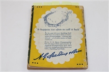1928 'Spaldings Athletic Library Golf Guide' Edited By Grantland Rice