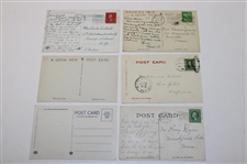 Seventeen (17) Vintage New Jersey Golf Themed Postcards