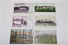 Seventeen (17) Vintage New Jersey Golf Themed Postcards