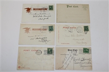 Seventeen (17) Vintage New Jersey Golf Themed Postcards