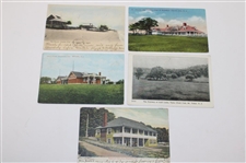 Seventeen (17) Vintage New Jersey Golf Themed Postcards