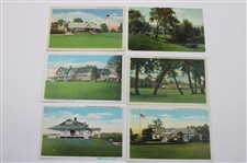 Seventeen (17) Vintage Ohio Golf Themed Postcards