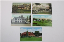Seventeen (17) Vintage Ohio Golf Themed Postcards
