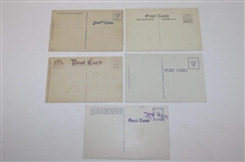 Seventeen (17) Vintage Ohio Golf Themed Postcards