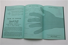 1939 Kenneth Smith Golf Clubs Brochure w/Club Fitting Chart & Referral Sheet