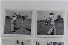 Nineteen (19) Snapshots of Professional Golfers at Seminole Golf Club