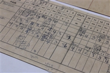 1947 PGA Championship at Plum Hollow Fan Scored Scorecard w/Blank Scorecard