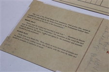 1947 PGA Championship at Plum Hollow Fan Scored Scorecard w/Blank Scorecard