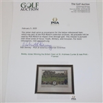 Bobby Jones Winning the British Open at St. Andrews Currier & Ives Print - Framed