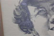 Betsy Rawls J. McQueen Original Sketch Portrait On Board