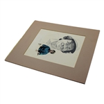 Betsy Rawls J. McQueen Original Sketch Portrait On Board