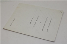 1972 'The Tournament Record And Other Performances Of Robert T. Jones, Jr. 1911-1942 Compiled by Bill Inglish