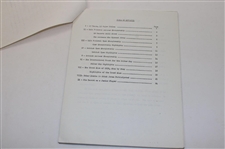 1972 'The Tournament Record And Other Performances Of Robert T. Jones, Jr. 1911-1942 Compiled by Bill Inglish