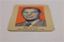 1952 Ben Hogan Wheaties Portrait-Hand Cut Golf Card

