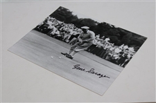 Gene Sarazen Wearing Knickers Putting B & W Photo