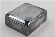 1965 US Amateur Championship at Southern Hills CC Contestant Gift Electroplated Wood Lined Engraved Box