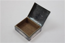 1965 US Amateur Championship at Southern Hills CC Contestant Gift Electroplated Wood Lined Engraved Box