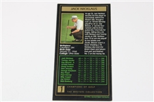 Jack Nicklaus Signed '1966' Masters Collection GSV Golf Card JSA ALOA