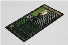 Jack Nicklaus Signed '1966' Masters Collection GSV Golf Card JSA ALOA