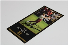 Jack Nicklaus Signed '1972' Masters Collection GSV Golf Card JSA ALOA