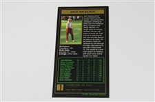 Jack Nicklaus Signed '1972' Masters Collection GSV Golf Card JSA ALOA