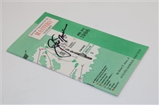 Jack Nicklaus Signed 1986 Masters Tournament Spectator Guide JSA ALOA