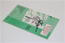 Jack Nicklaus Signed 1986 Masters Tournament Spectator Guide JSA ALOA