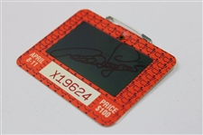 Bernhard Langer Signed 1993 Masters Tournament SERIES Badge #X19624 JSA ALOA