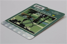 Adam Scott Signed 2013 Masters Tournament SERIES Badge #Q01109 JSA ALOA