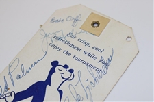 Champ Venturi, Arnold Palmer & others Multi-Signed 1957 Saint Paul Inv. Season Ticket - Venturi 1st Win JSA ALOA