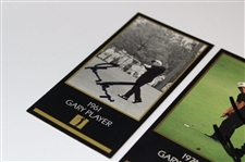 Gary Player Signed 1961, 1974 & 1978 Masters GSV Golf Cards JSA ALOA