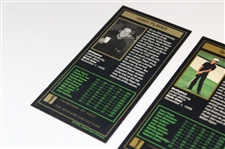 Gary Player Signed 1961, 1974 & 1978 Masters GSV Golf Cards JSA ALOA