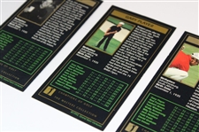 Gary Player Signed 1961, 1974 & 1978 Masters GSV Golf Cards JSA ALOA