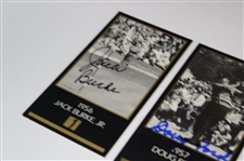 Jack Burke, Doug Ford, Billy Casper & Tommy Aaron Signed Masters GSV Golf Cards JSA ALOA