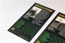 Jack Burke, Doug Ford, Billy Casper & Tommy Aaron Signed Masters GSV Golf Cards JSA ALOA