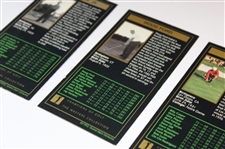 Jack Burke, Doug Ford, Billy Casper & Tommy Aaron Signed Masters GSV Golf Cards JSA ALOA